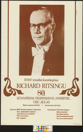 Richard Ritsingu 80. sünnipäeva tähistamine 