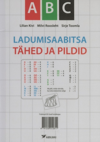 Ladumisaabitsa tähed ja pildid