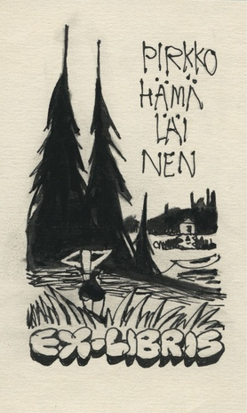 Pirkko Hämäläinen ex-libris 