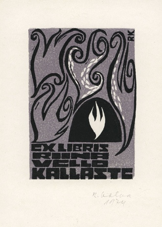 Ex libris Riina Vello Kallaste 