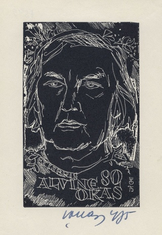 Ex libris Alvine Okas 80 