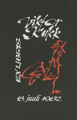 Ex libris Viktor Kukk 