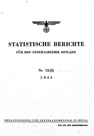 Eesti Statistika : kuukiri ; 12 1943-02