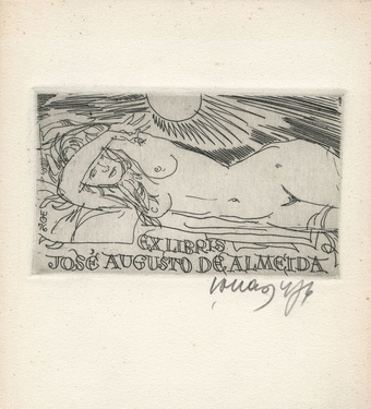 Ex libris José Augusto de Almeida 