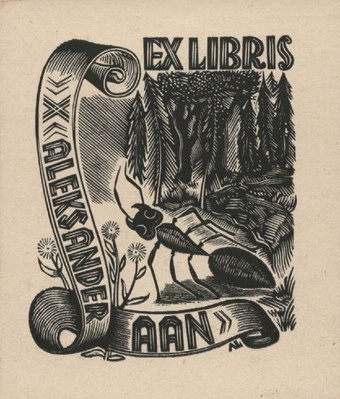 Ex libris Aleksander Laan 