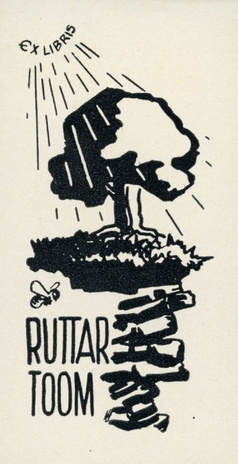 Ex libris Ruttar Toom 