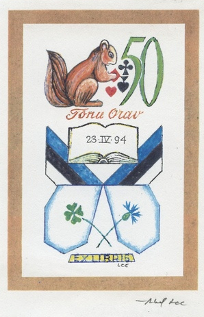 Tõnu Orav 50 ex libris 