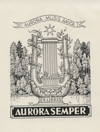 Ex libris Aurora Semper