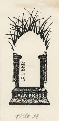 Ex libris Jaan Kross 