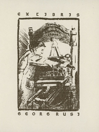 Ex libris Georg Rusi 