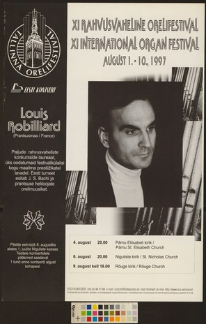 XI rahvusvaheline orelifestival : Louis Robilliard 