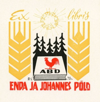 Ex libris Endla ja Johannes Põld 