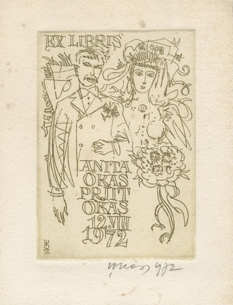 Ex libris Anita Okas, Priit Okas 