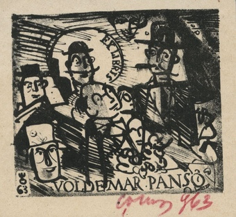 Ex libris Voldemar Panso 