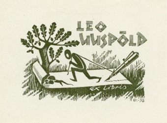 Leo Uuspõld ex libris 