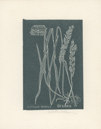 Arnold Selg ex libris  