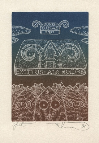 Ex libris Alo Hoidre 