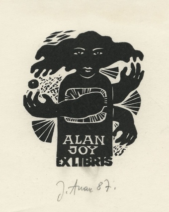 Alan Joy ex libris 