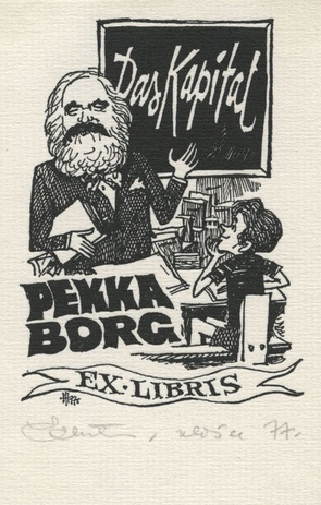 Pekka Borg ex-libris 