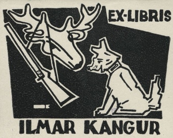 Ex-libris Ilmar Kangur