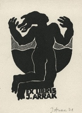 Ex libris J. Arrak  