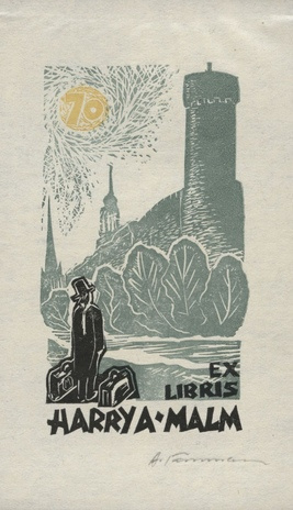 Ex libris Harry A. Malm 70 