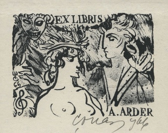 Ex libris A. Arder 