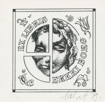 Ex libris Erkki Borg 