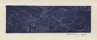 Ex libris H. C. Skov 