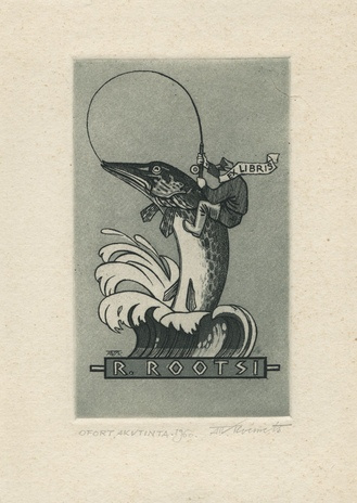 Ex libris R. Rootsi 