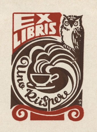 Ex libris Uno Riispere 