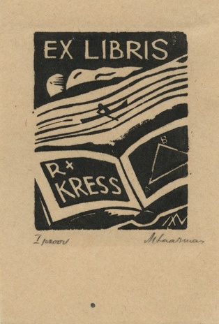 Ex libris R. Kress 