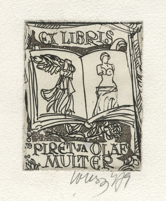 Ex libris Piret ja Olaf Multer 