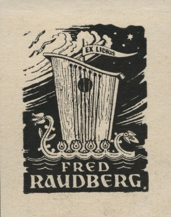 Ex libris Fred Raudberg 