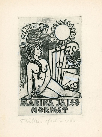 Ex libris Marika ja Leo Normet 