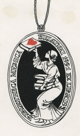 Bibliotheca Medica Helsinki 1991 ex libris 