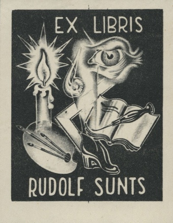 Ex libris Rudolf Sunts 