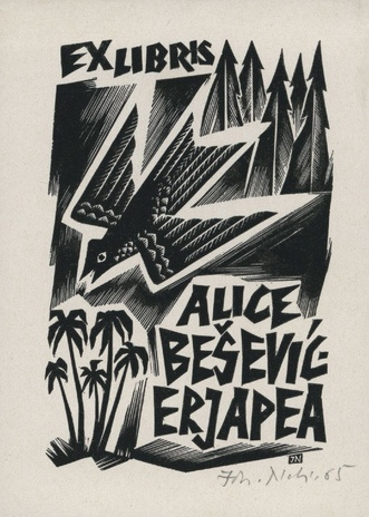 Ex libris Alice Bešević-Erjapea 