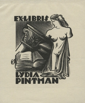 Ex-libris Lydia Pintman 