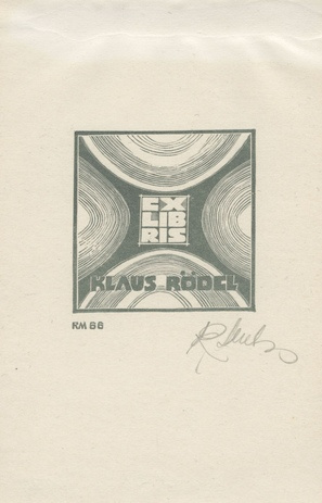 Ex libris Klaus Rödel 