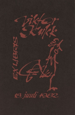 Ex libris Viktor Kukk 