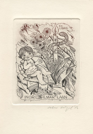 Ex libris Ingrid Ilmar Laan 