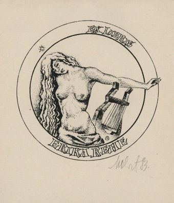 Ex libris Erika Rehe 