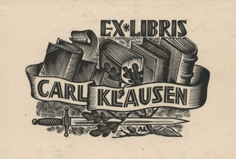 Ex libris Carl Klausen 