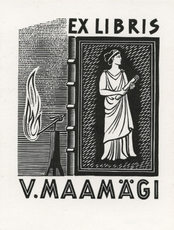 Ex libris V. Maamägi 