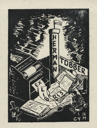 Herman Tobber ex libris 