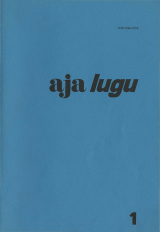 Aja Lugu ; 1 1987