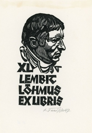 Lembit Lõhmus ex libris 