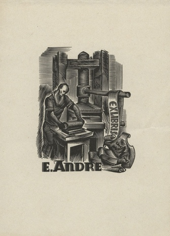 E. Andre ex libris 