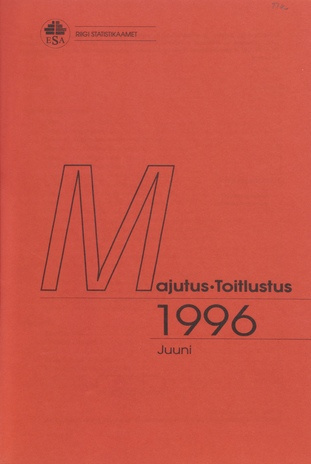 Majutus. Toitlustus ; 6 1996-08